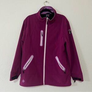 Scandinavian Explorer Pink Fucshia Waterproof Jacket Coat Women’s XL‎ - NO HOOD
